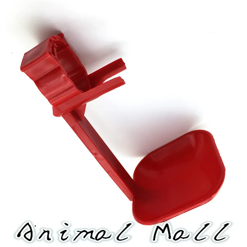 

30 pcs Chicken Snap-hanging Automatic Nipple Water Feeder Drinker Waterer Cup Red Drinking Farm equipment wholesale
