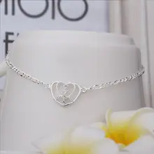 E128S# 2014 fashion sale silver -plated Brass bijoux vintage jewelry for men and women anklet
