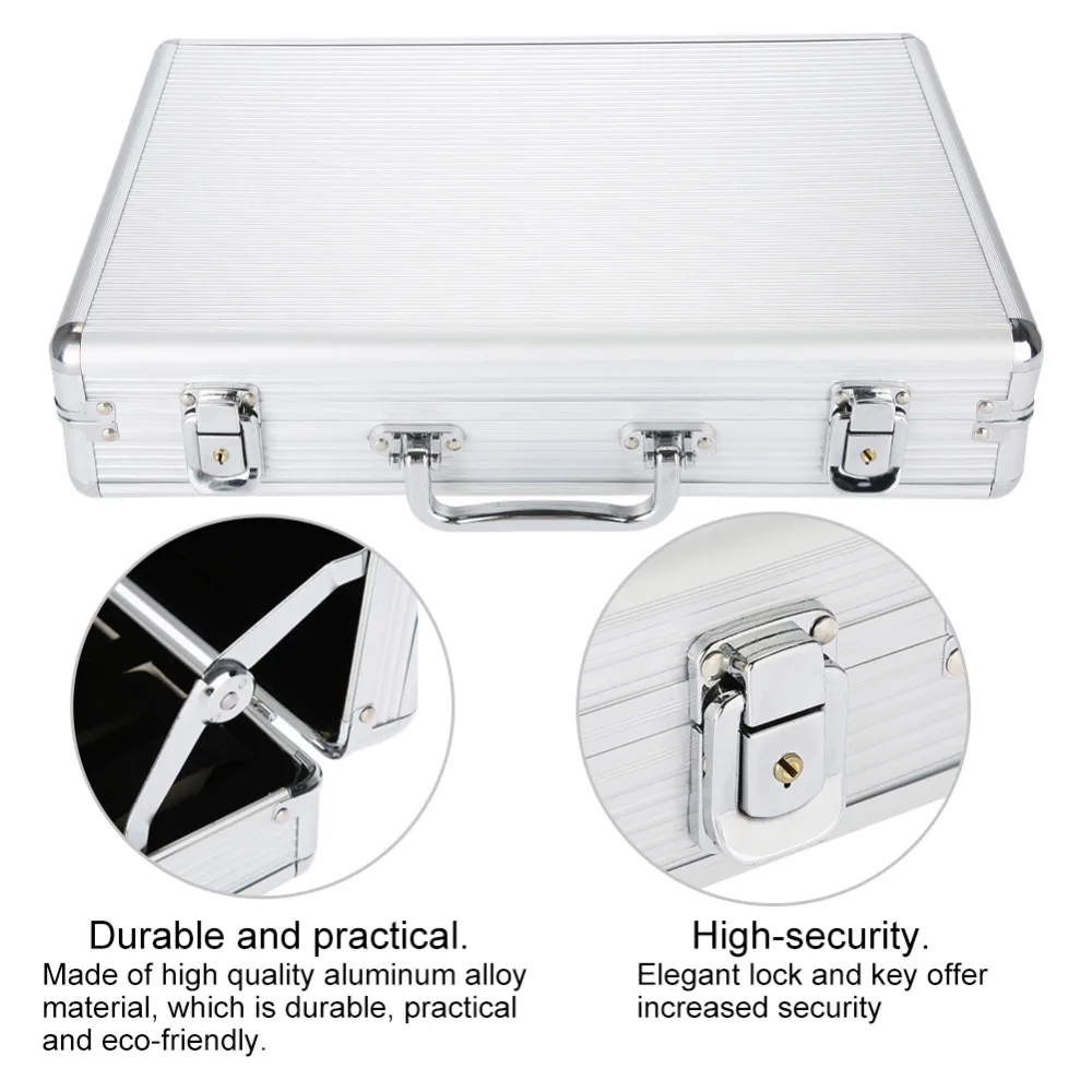 

24 Grids Watch Display Suitcase Storage Box Case for Watch Organize Empty Watch Collect Container Simple Fashion Storage Tools
