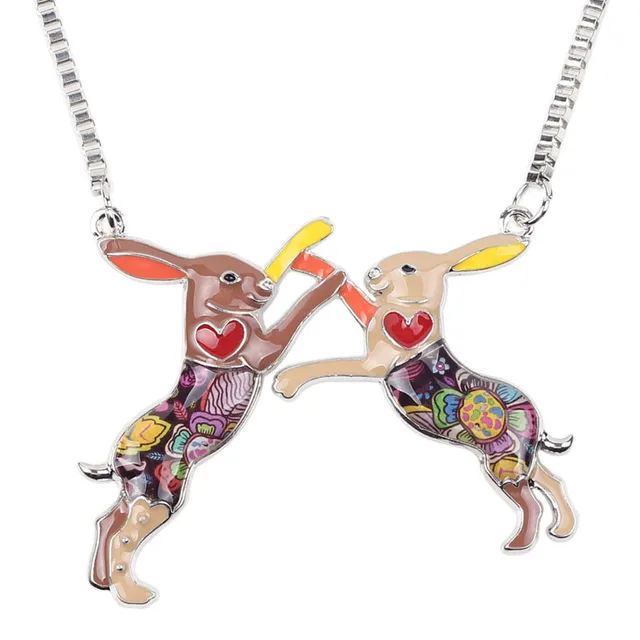 BONSNY Unique Sewing Machine Necklace - Enamel Alloy Pendant Choker Chain Fashion Jewelry For Women