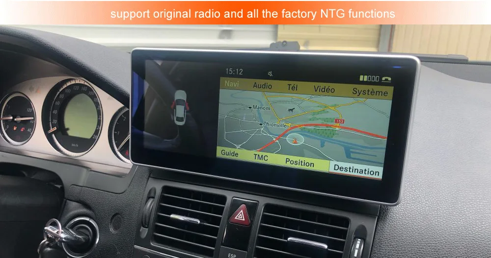 Clearance 8-Core 4+64G Car Android 10.25 inch Display for Mercedes Benz C Class W204 2008-2010 Command System Upgrade Head Up Screen 13