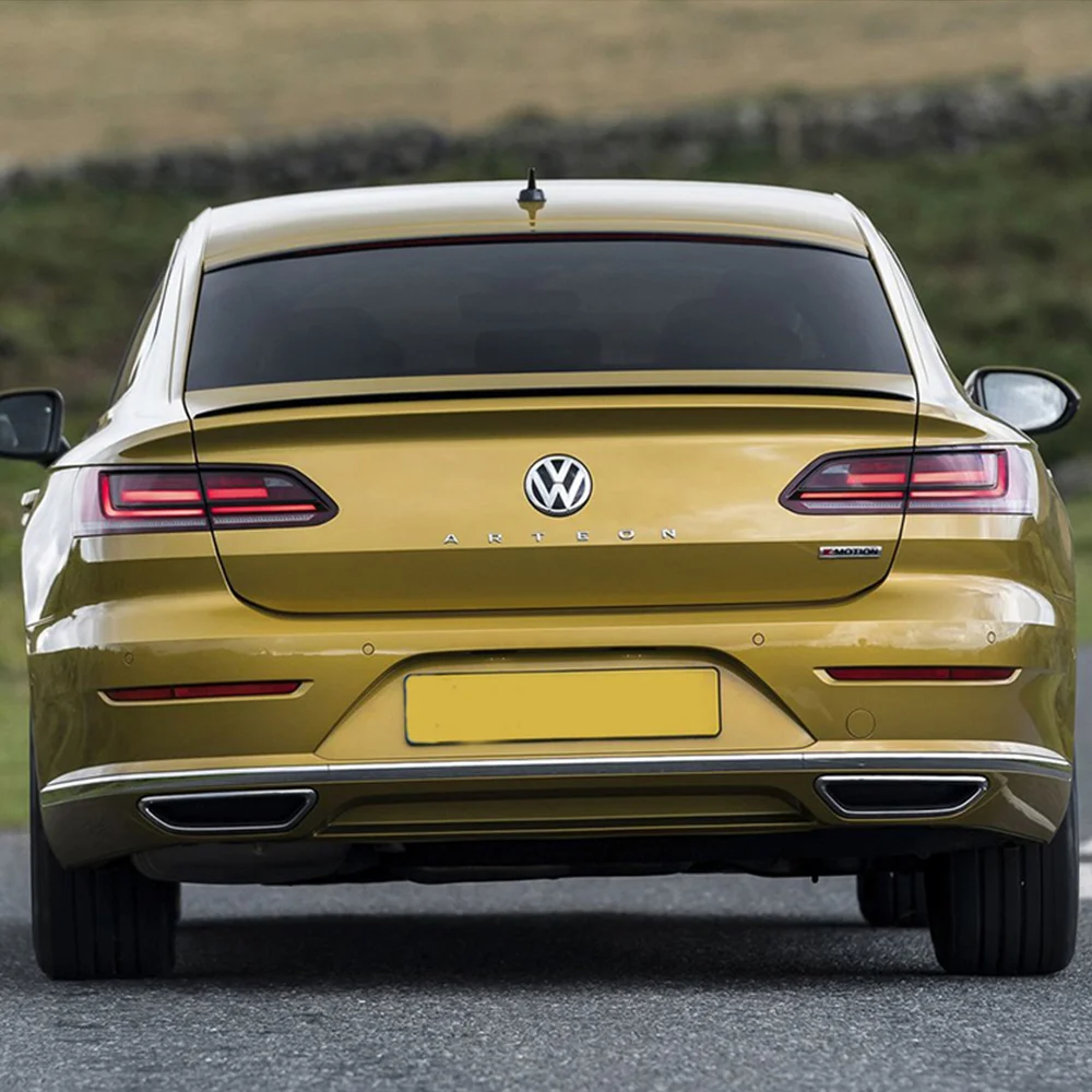 Для Volkswagen Arteon CC 2019 спойлер высокого качества ABS Материал Неокрашенный задний