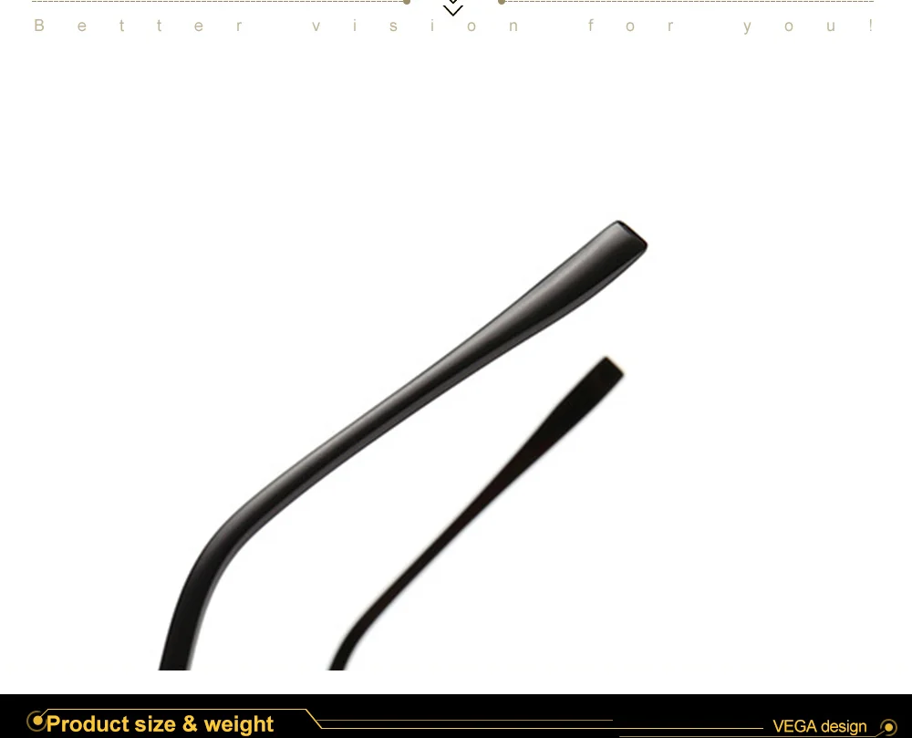 VG238 VEGA Eyeglasses Frames Square Fashionable Glasses Frame women men Alloy Opital Spectacle Frame Clear Lens 238 (8)