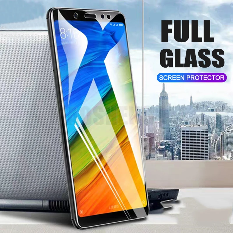 

2Pcs/lot Full Tempered Glass For Xiaomi Redmi Note 5 Pro 6 Screen Protector Anti Blu-ray Protector Film For Redmi 5 Plus glass