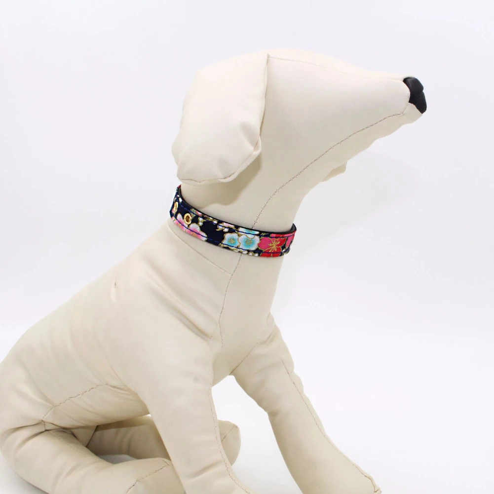 Японский стиль собака кошка цветок воротник Регулируемая пряжка ожерелье аксессуары для домашних животных