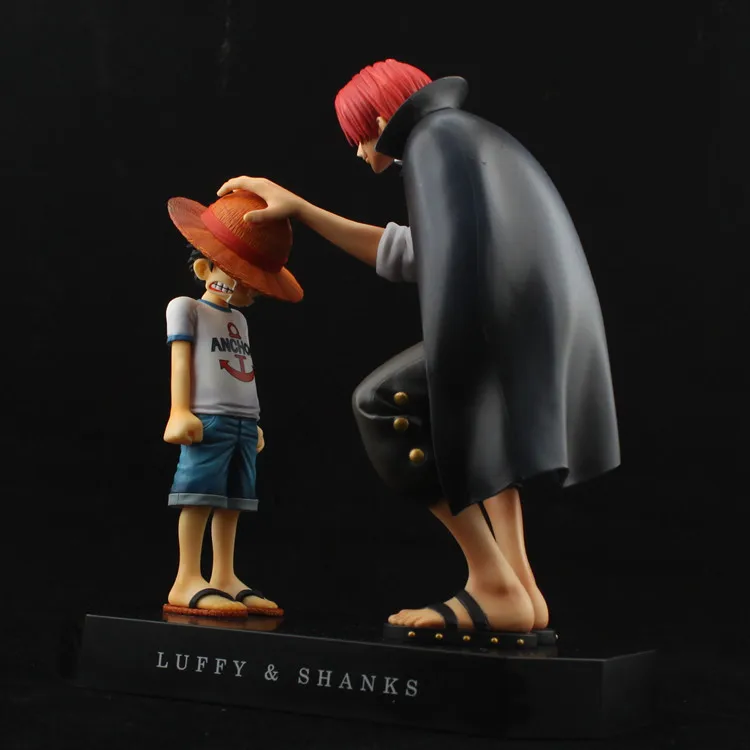 

Free Shipping One Piece Monkey D Luffy & Shanks Red-Haired Boxed PVC Action Figure Decoration Collection Model Toy Gift