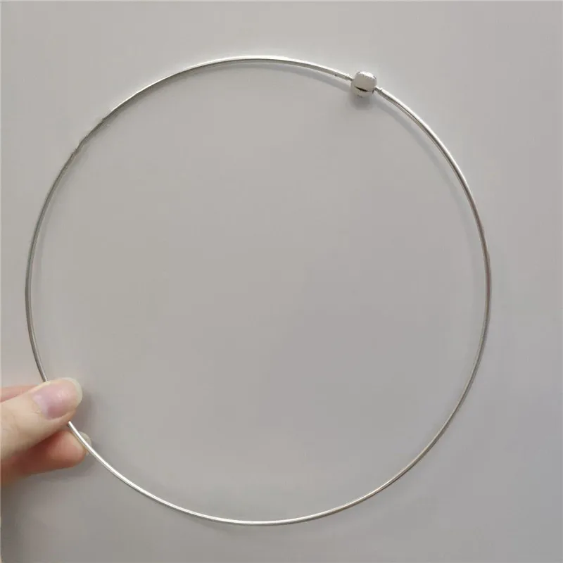 

New 100% 925 Sterling Silver Necklace Bangle Essence Collection Torques For Women Birthday Party Gift Fit Pans Fine Jewelry