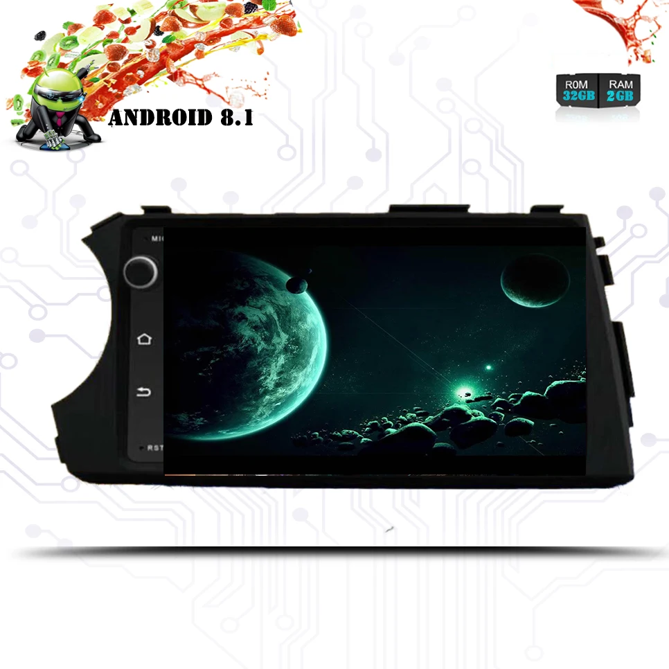 Cheap Octa Core Android 8.1 CAR dvd player radio For Ssang yong Ssangyong Actyon Kyron 2005-2013 with GPS Navi multimedia SD Head Unit 1