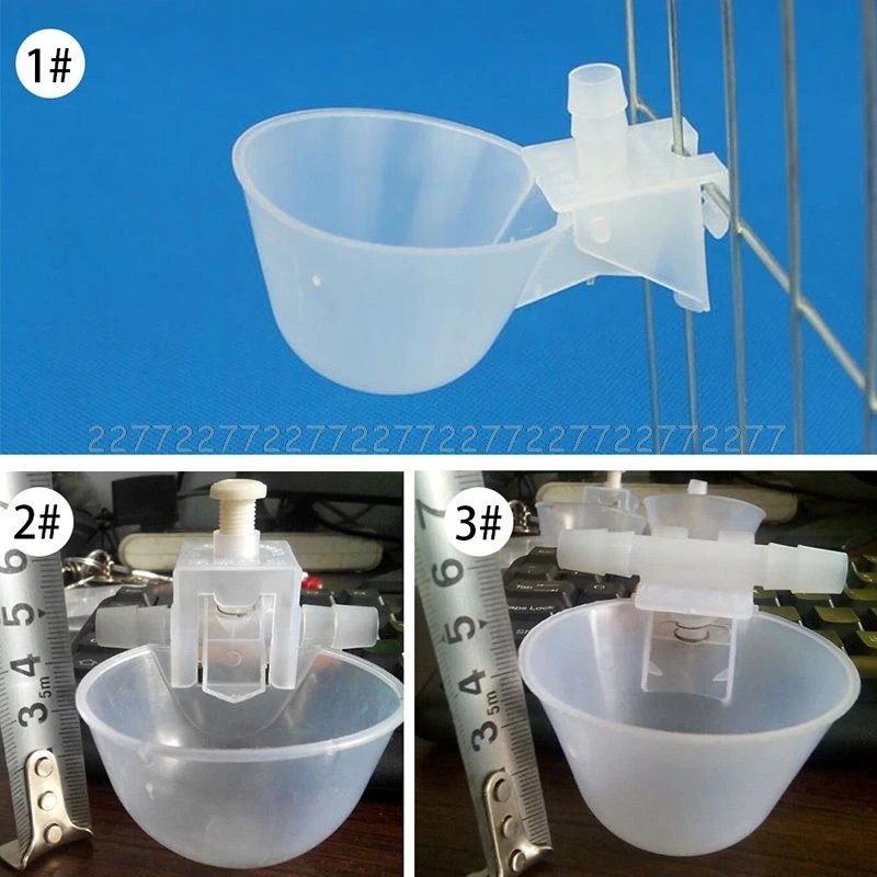 5 шт. птицы курица воды поилка чашка пластиковая чаша Автоматическая питьевой JUN25 дропшиппинг