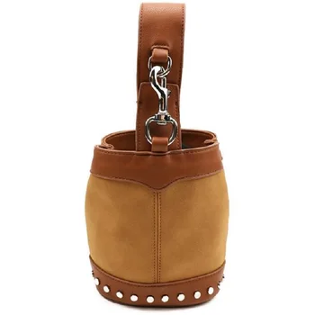 

New luxury Minimalist Bucket Cylinder unique lock with single shoulder design handbag shoulder bag women's Bags