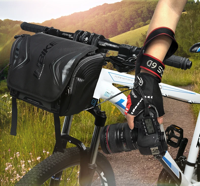 Best Waterproof Large Capacity Bicycle Front Bag Bike Handlebar Basket MTB Pannier Frame Tube Cycling Bag 5