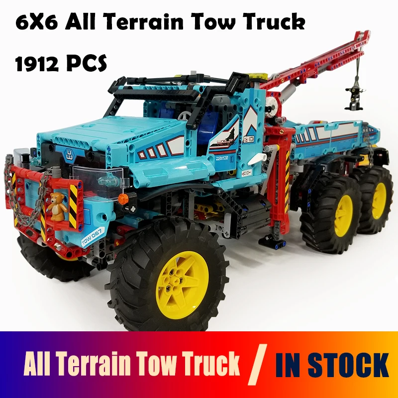 Модель Конструкторы Игрушки 20056 6X6 вездеход эвакуатор Совместимость с Technic серии