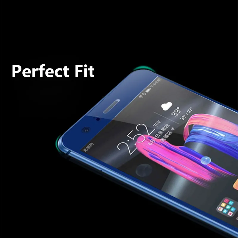 AGREAL for Huawei honor 9 glass tempered screen protector full cover blue protective film for Huawei honor9 tempered glass 5.2  4