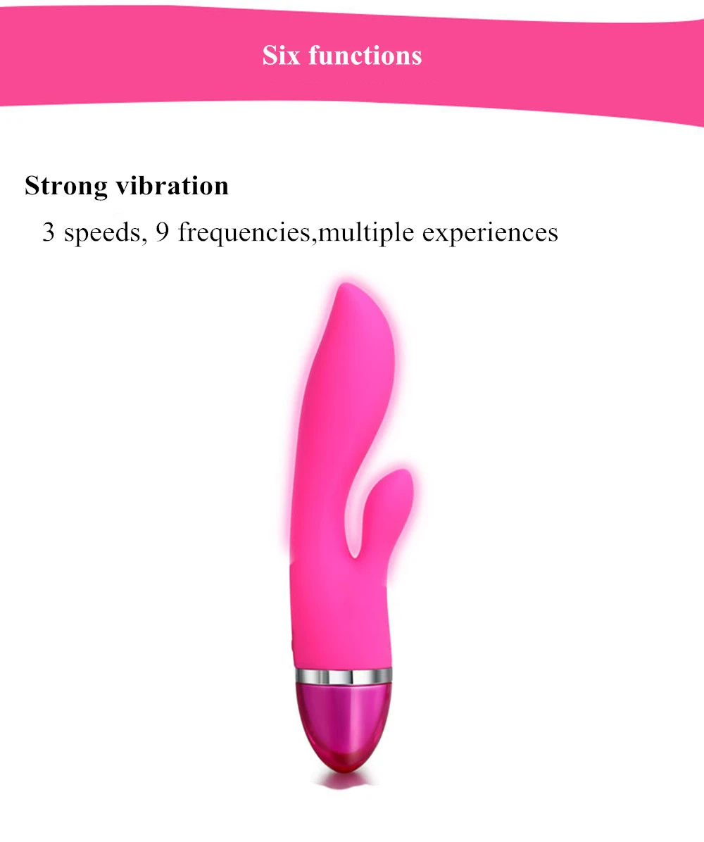 27 Mode Rabbit Vibrator G Spot Big Dildo Female Pussy Vaginal Clitoris Stimulator USB Electric Massager Adult Sex toys for Women (7)