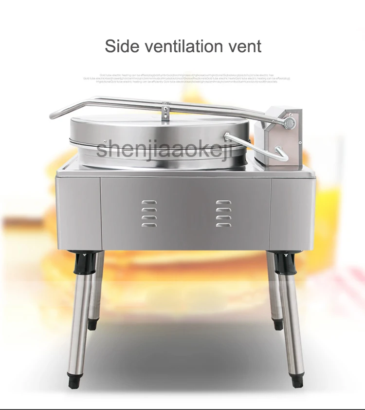 YF-1680 коммерческий Электрический выпечки сковородка для блинов машина двухстороннее Отопление соус блинницы 220 v/380 v 5000 w 1 шт