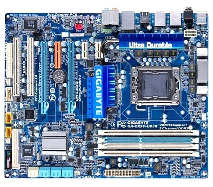 

For Gigabyte GA-EX58-UD3R Original Used Desktop Motherboard EX58-UD3R X58 Socket LGA 1366 DDR3 On Sale