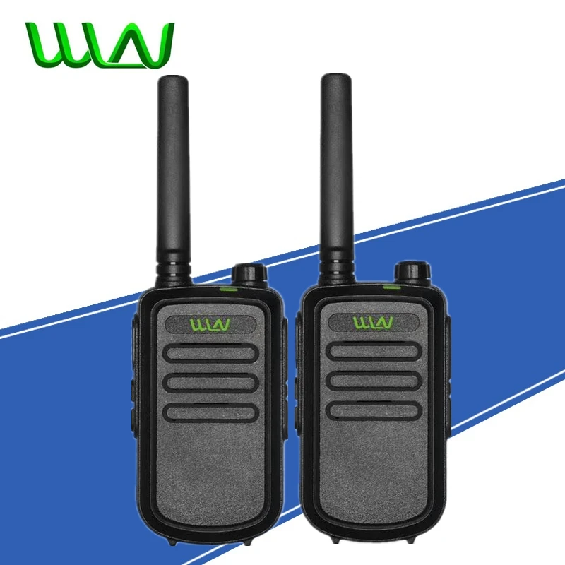 

2PCS 100% Original WLN KD-C10 Walkie Talkie Uhf 400-470MHz 16 Channel Mini Two Way Radio Station FMR PMR KDC10 Ham Radio Amador