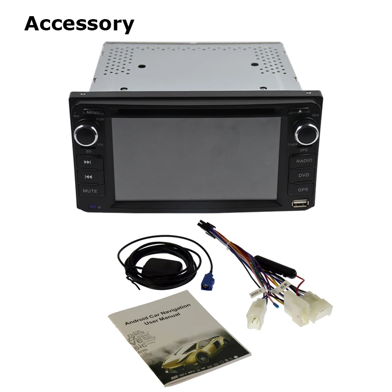 Sale SMARTECH 2Din Android 7.1 Octa Core 2GB RAM 32GB ROM Car DVD Radio GPS navigation For Toyota Corolla Hilux Camry Prado Autoradio 5