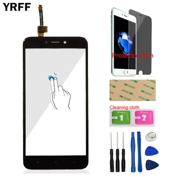 

Touch Screen Front Glass For Xiaomi Redmi 4X Redmi4X Touch Screen Digitizer Panel Glass Sensor 5.0'' Mobile Phone Protector Film