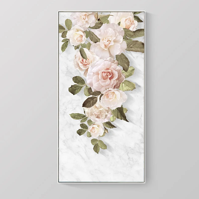 

Needlework,DIY cross stitch,set for full embroidery kit,pink rose peony flower print pattern cross stitch handwork painting gift