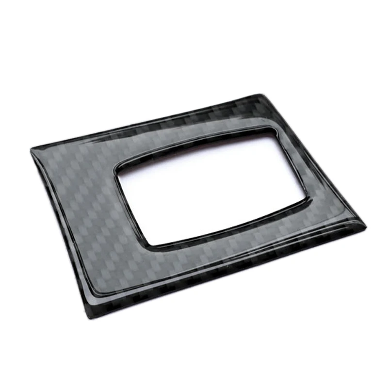 

For BMW E90 E92 E93 Carbon Fiber Headlight Switch Buttons Decorative Frame Cover Trim Dashboard Interior Molding Sticker(Left)