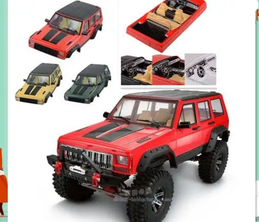 1/10 Cherokee корпус автомобиля для осевого SCX10 AX90046 AX90047 гусеничный грузовик 4x4 313 мм/275