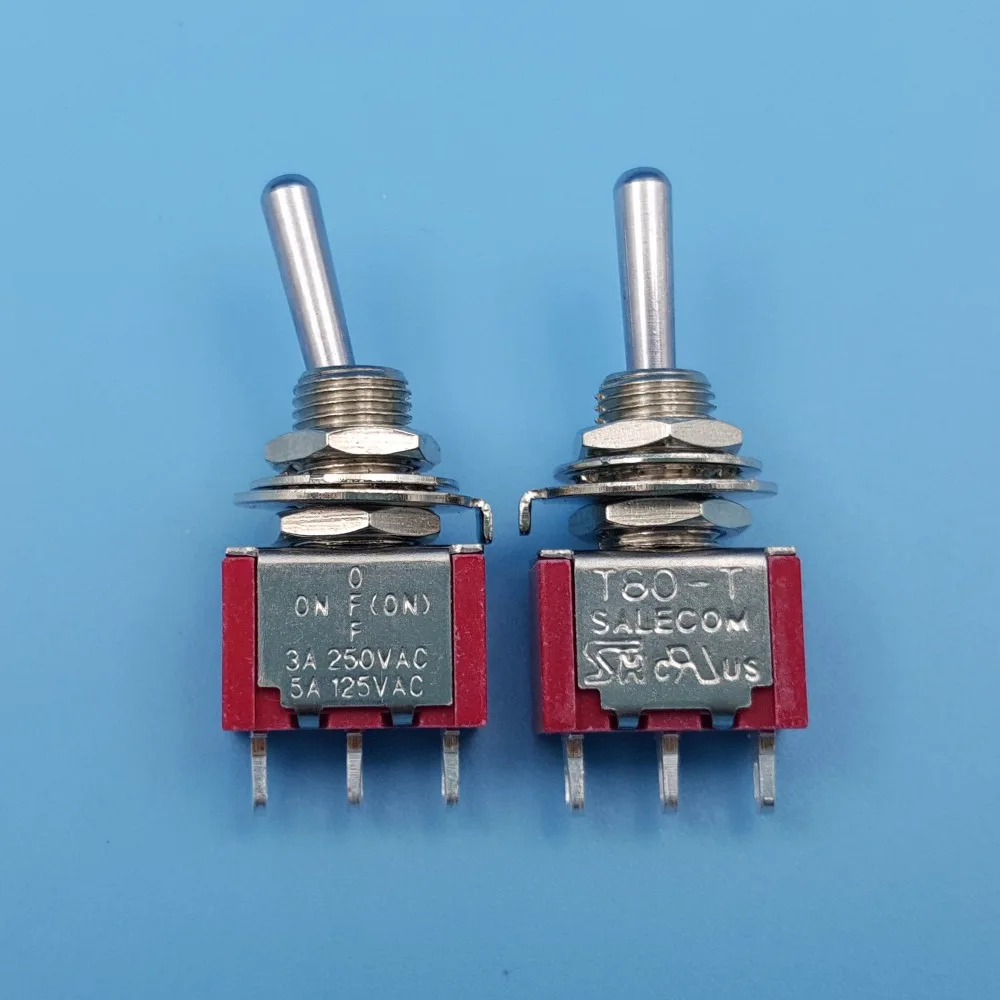 10 шт SH T8014B 3Pin односторонний мгновенный ВКЛ ВЫКЛ мама SPDT Мини тумблер|Выключатели|