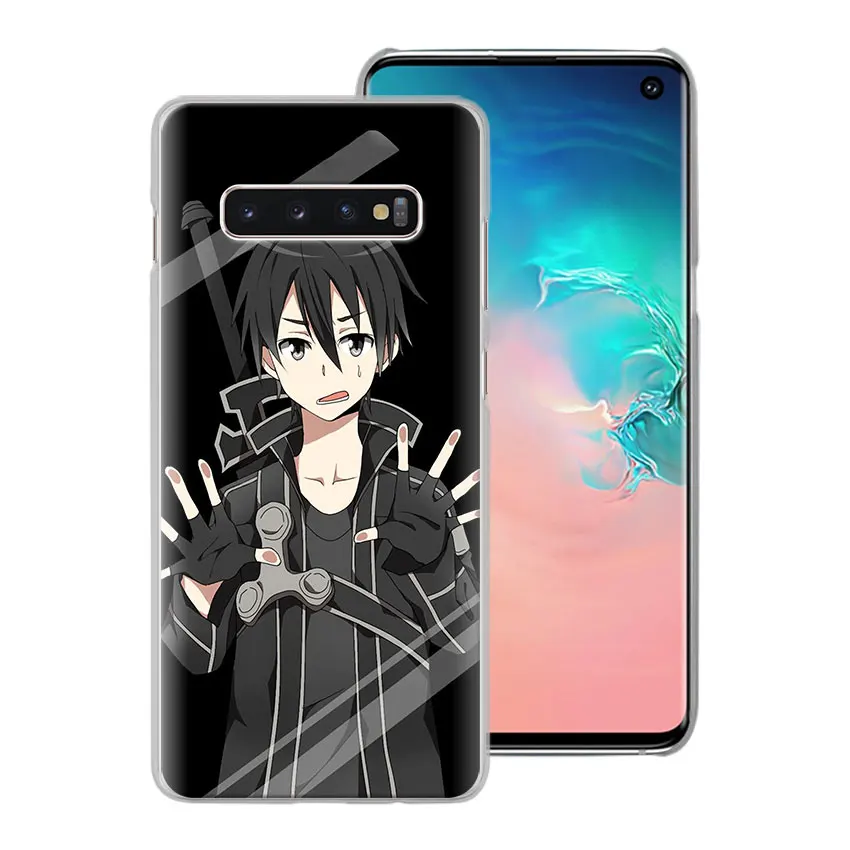 Обувь для вечеринки в Стиле косплей Sword Art Online(SAO), чехол для телефона аниме для samsung Galaxy S10e S10 плюс S7 S8 S9 Plus Note 8 9 M10 M20 M30 жесткий чехол Coque