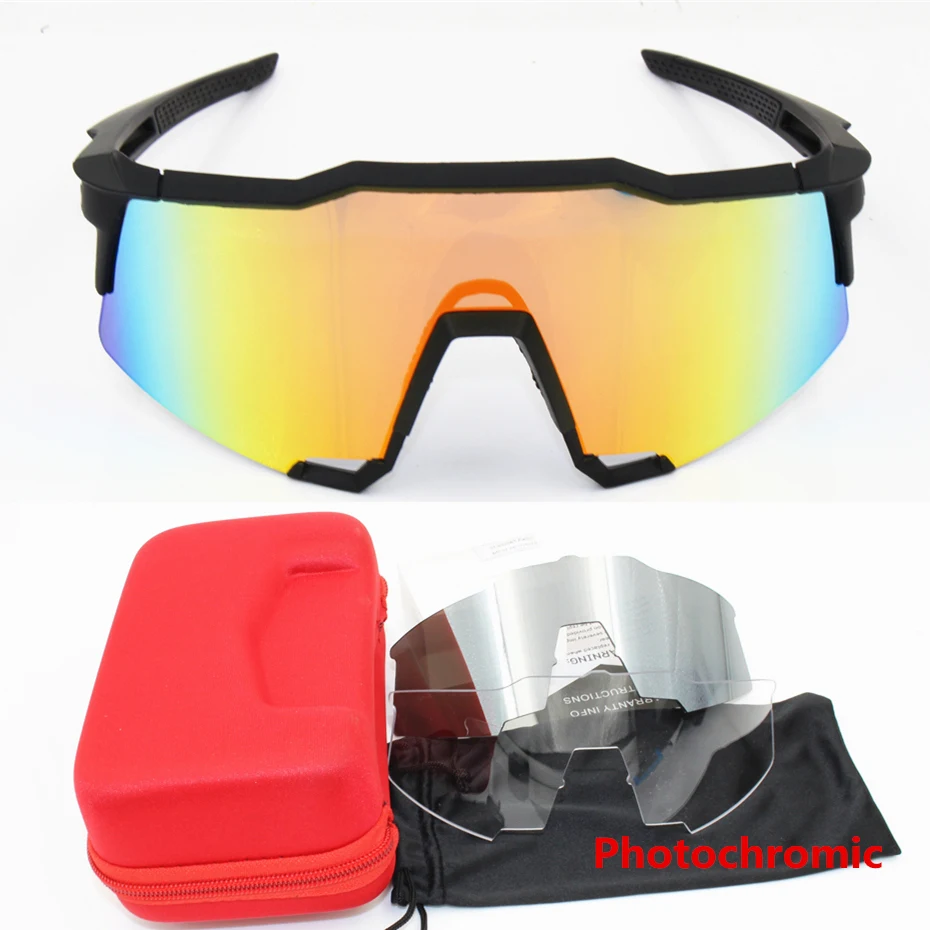 S2 Brand Auto Photochromic clear lens Outdoor Sports Bicycle Sunglasses