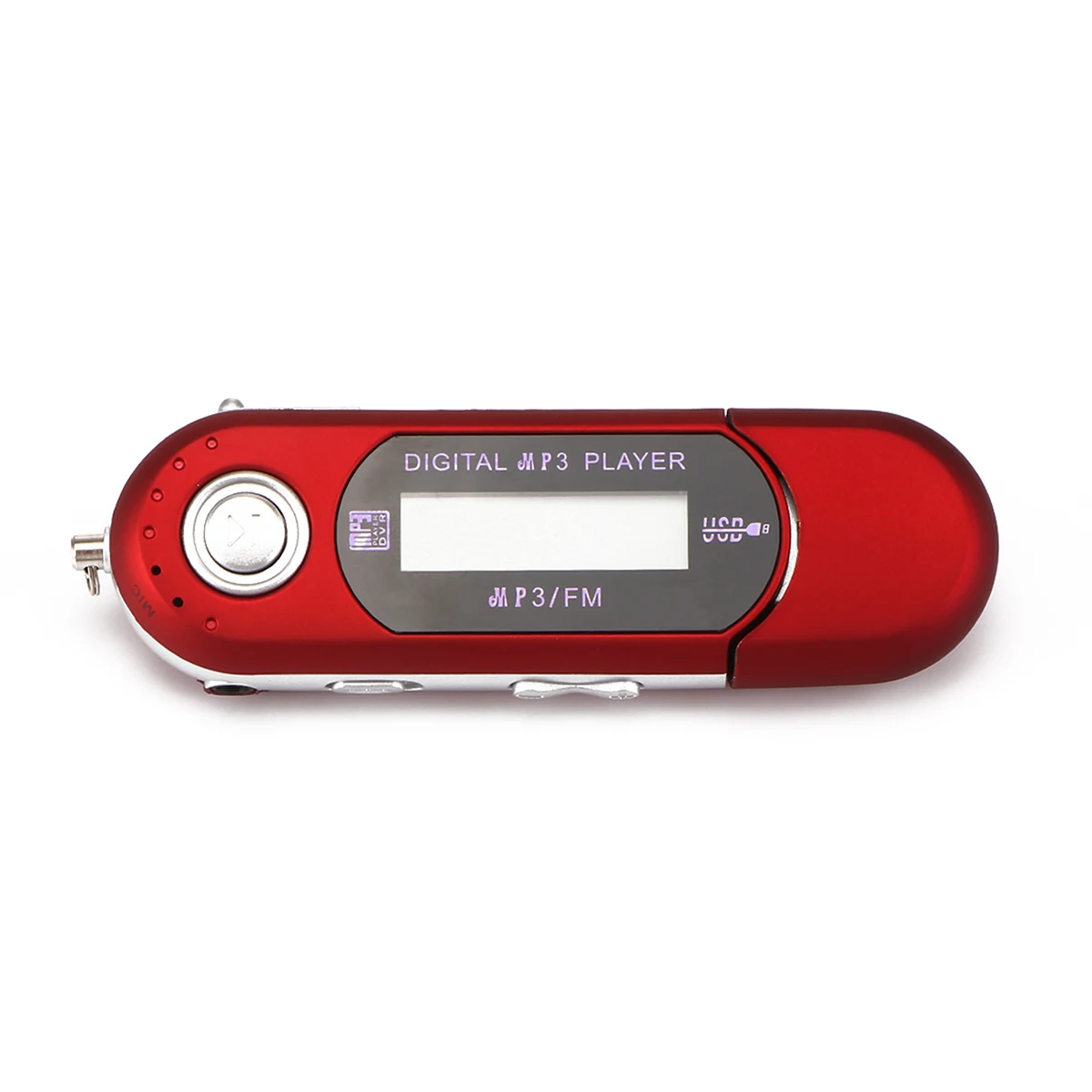 Портативный мини MP3 ЖК-дисплей цифровой USB палка Музыка MP3 плеер Поддержка TF Емкость макс 32 г FM радио Поддержка дропшиппинг - Цвет: Красный
