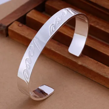 

silver fashion jewelry 925 jewelry silver plated bangle bracelet Love Bangle /VRUHCNFQ MBGXLIXX