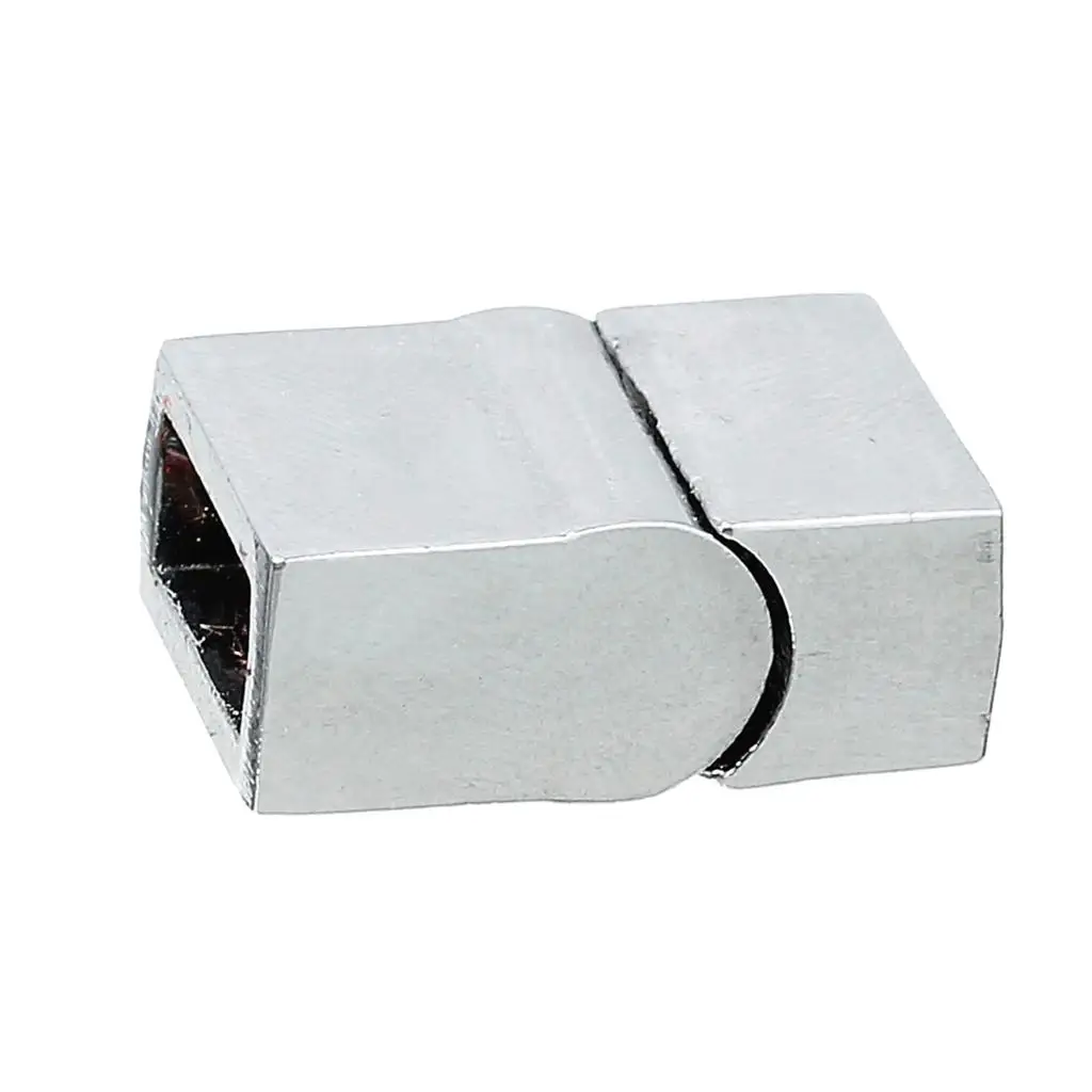 

DoreenBeads Magnetic Hematite Magnetic Clasps Rectangle Silver Tone 20mm( 6/8") x 13mm( 4/8"), 1 Set new