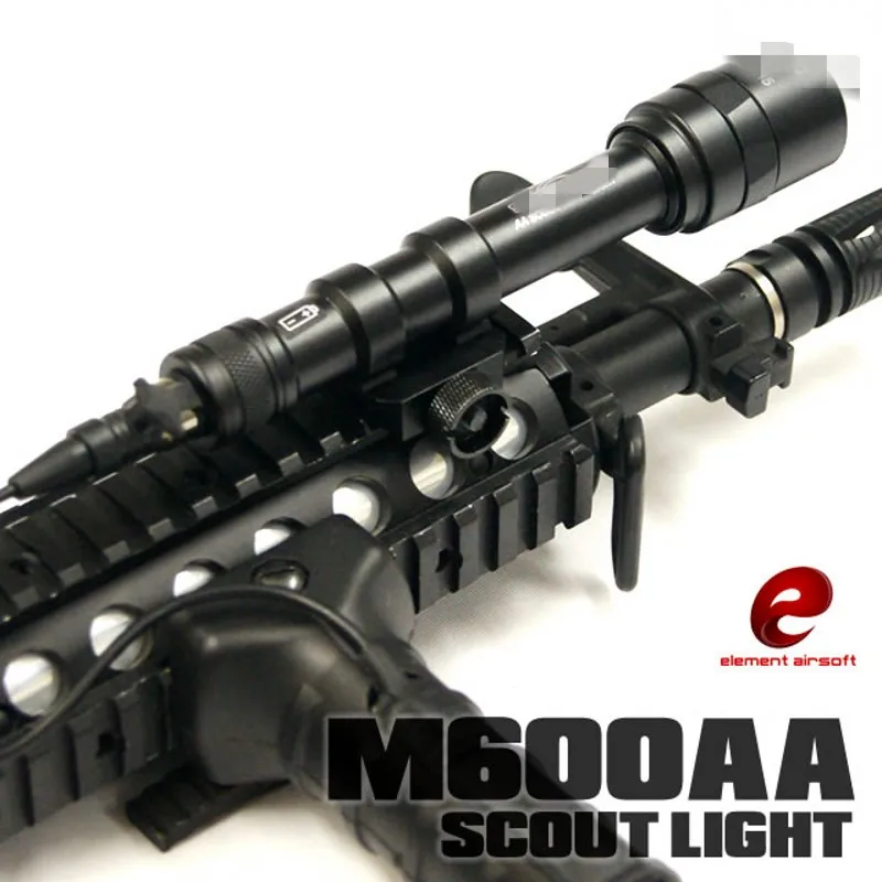 Элемент EX400 M600AA Мини Тактический Scout свет светодио дный винтовка фонарик Airsoft Охота оружие света