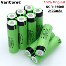12 pz/lotto 100% nuovo originale 18650 NCR18650B 3400 mah batteria ricaricabile agli ioni di litio per batterie torcia