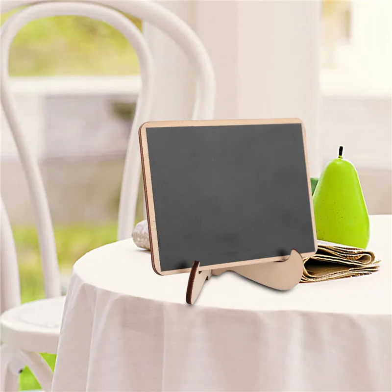 Bonito de Madeira Festa de Casamento Lote Mini Quadro Negro Mensagem Boardfor Decorações Chalkboards 30 Pçs - 8 quadro negro mensagem boardfor decorações festa de casamento chalkboards