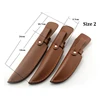 Brand New Fixed Blade Straight Knife Holder Outdoor Tool Belt Loop Hunt Multi Holster Carry Sheath Leather Scabbard ► Photo 3/5
