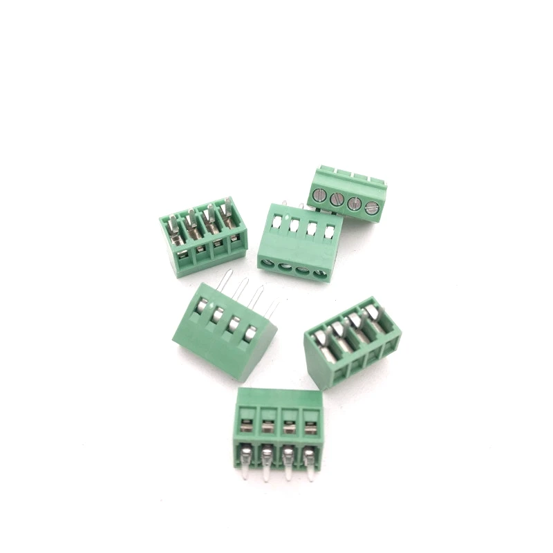 Terminal de Parafuso Lote Pitch Bloco Pcb 4 p 150v6a ul 130v8a Iec ce Rohs 50 Pçs – 2.54mm