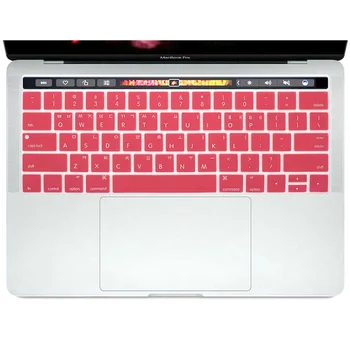 

US Version Korean Silicone Keyboard Cover Skin For Apple New Macbook Pro 13 15 A1706 A1707 A1989 A1990 A2159 With Touch Bar