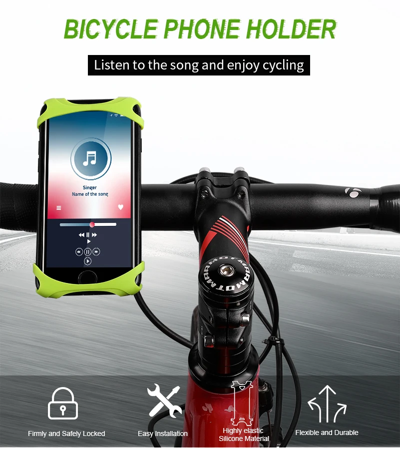 West biking держатель для велосипеда 4,0-5,5 дюймов силиконовый поворот gps смарт-держателя телефона велосипед крепление для телефона велосипед велосипедный держатель для телефона