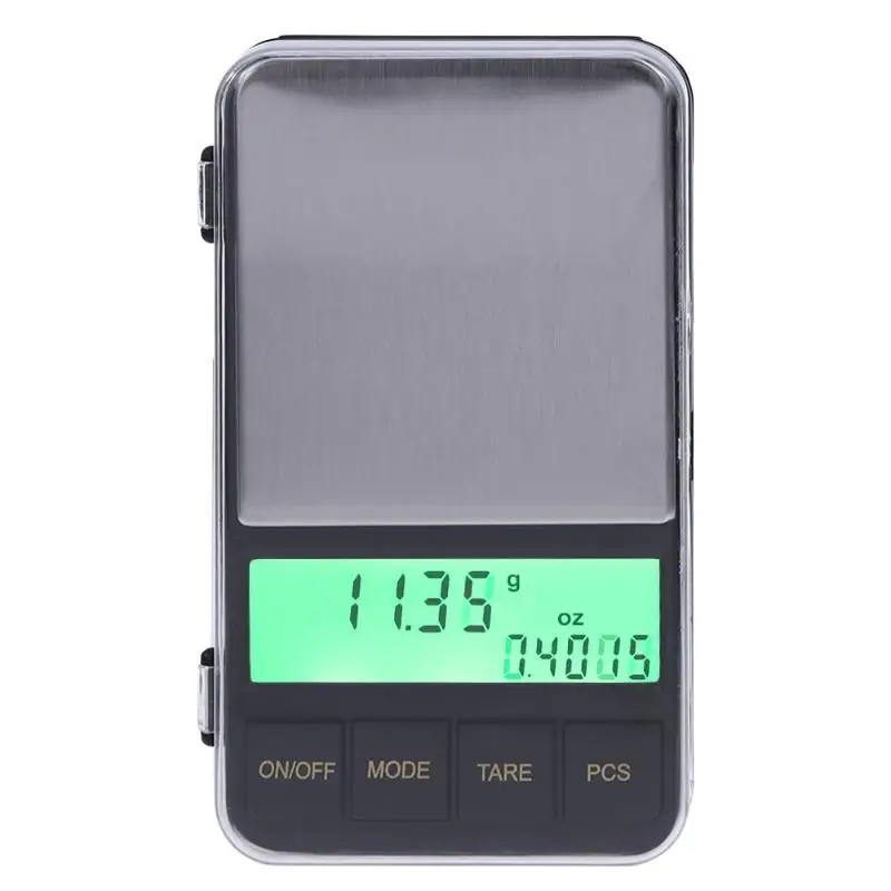500g/0.01g Mini Pocket Digital Scale LCD Backlight Electronic Jewelry Scales Weighing Tool With Special Weighing Container 500g/0.01g Mini Pocket Digital Scale LCD Backlight Electronic Jewelry Scales Weighing Tool With Special Weighing Container