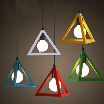 

The chandelier lamp restaurant and creative personality bar single head Mediterranean minimalist pendant lamp