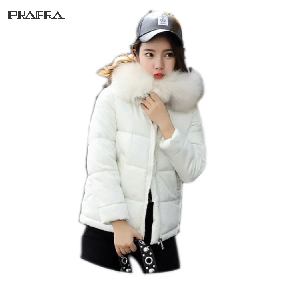 Prapra 2017 font b Women b font Coats Warm Faux Fur Coat Female Winter Clothing Hooded