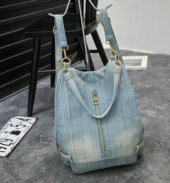 mochila jeans grande