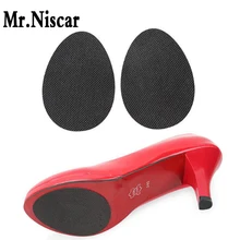 Mr. niscar/1 пара Для женщин подошвы Нескользящие стельки резиновые прокладки подошвой Нескользящая обуви колодки для высоких каблуках черный