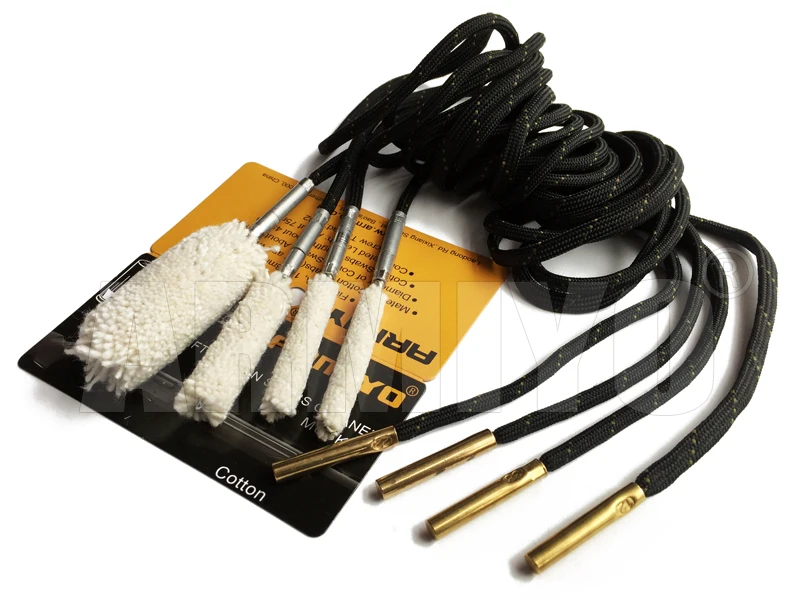 Armiyo Pistol Rifle Shotguns Barrel Swabs Cotton Cleaning Kit Gun Bore