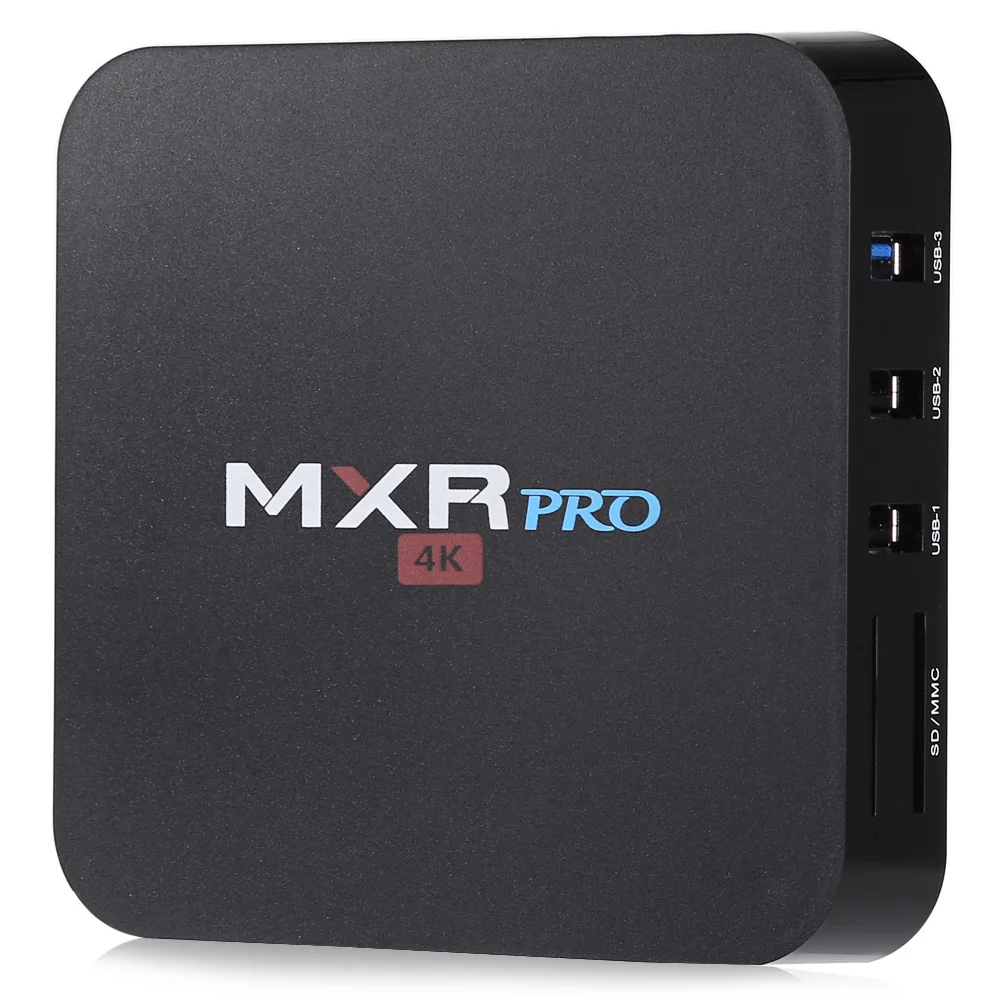 

MXR PRO RK3328 Quad-core Android 7.1 TV Box 4K 4GB DDR3 + 32GB eMMC ARM Cortex-A53 Mali-450 HDMI1.4 Bluetooth4.0 Set Top Box