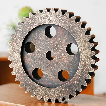 

Vintage Industrial Wind Wood 20cm Gear Wall Gear Ornaments Home Wall Hangings Creative Home Ornament Decorative Home Wall Design