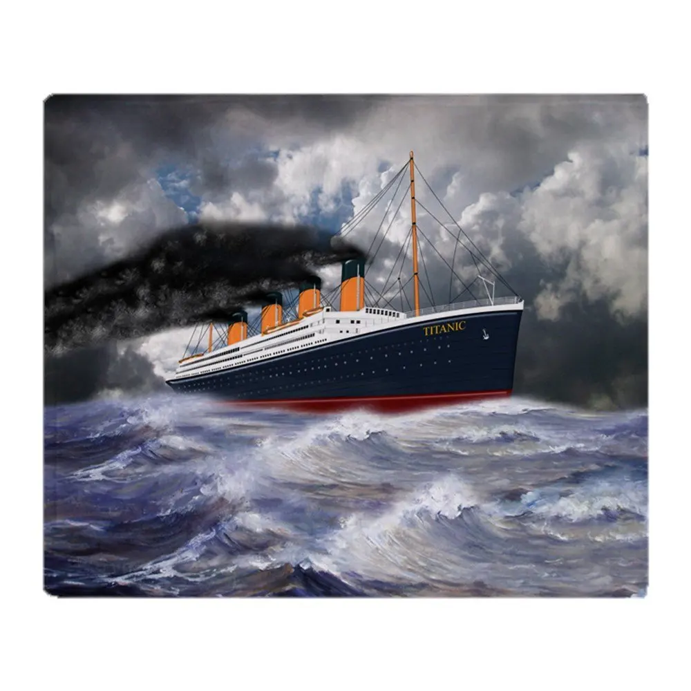 RMS Titanic Soft Fleece Throw Blanket Solid 350G Thicker Blankets on Sofa/Bed Throw Blanketin