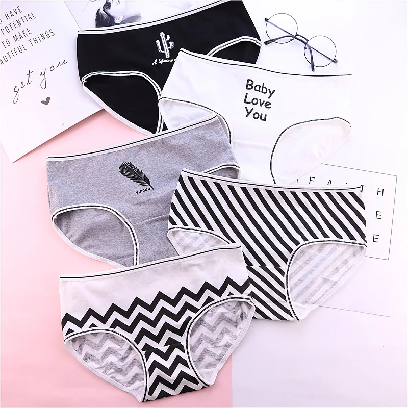 Fashion Women's Panties New Design Cozy Lingerie Cotton Briefs High Quality Low Waist Cute Girl's Underwear Underpants Fashion Women's Panties New Design Cozy Lingerie Cotton Briefs High Quality Low Waist Cute Girl's Underwear Underpants
