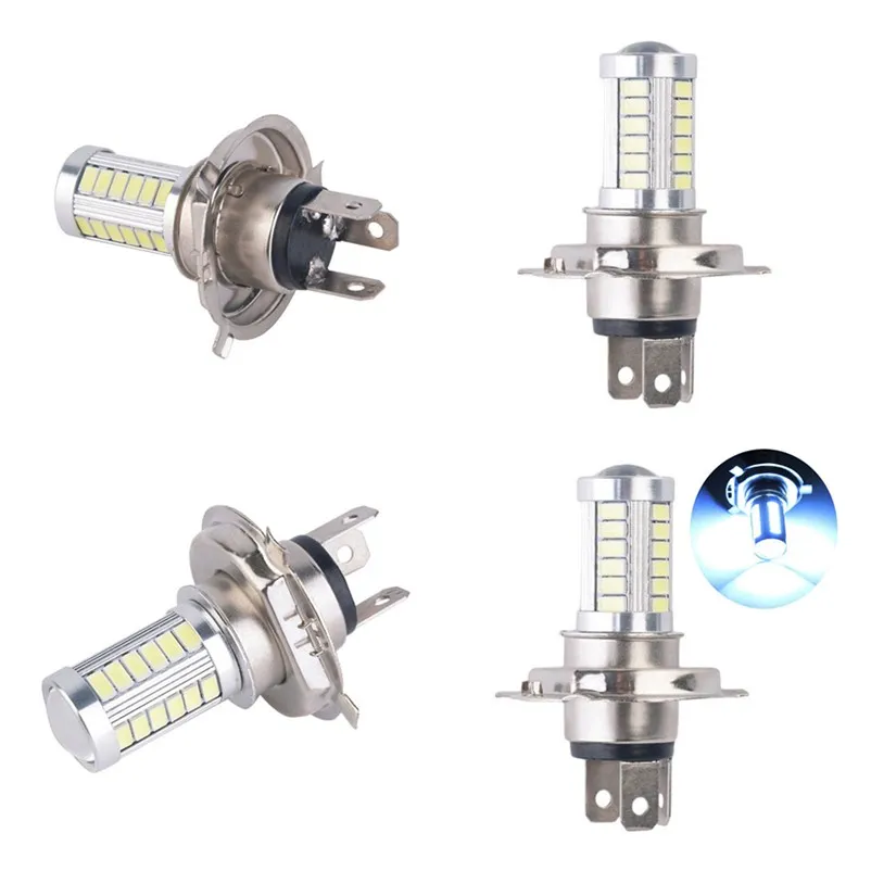 1 шт. Новинка H4 33SMD светодиодные мотоциксветильник фары 6500 лм K Светодиодные